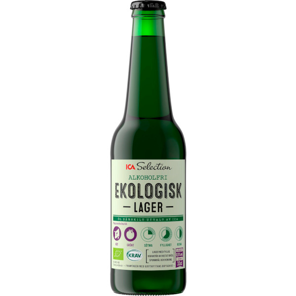 ICA Selection Lager Alkoholfri Ekologisk