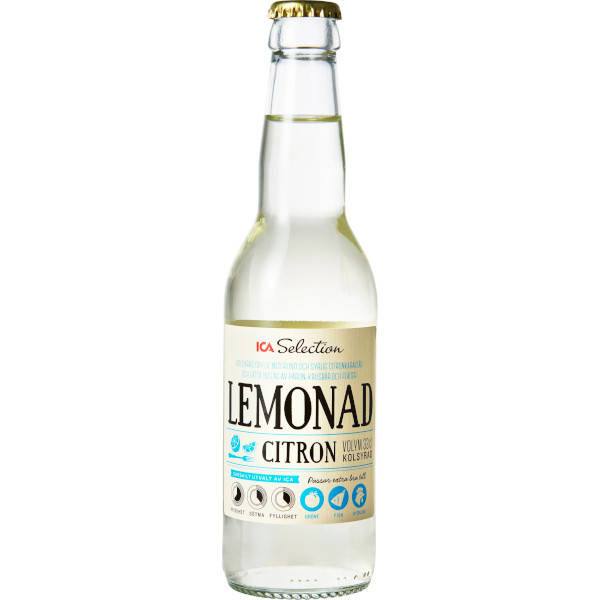 ICA Selection Lemonad Kolsyrad Citron