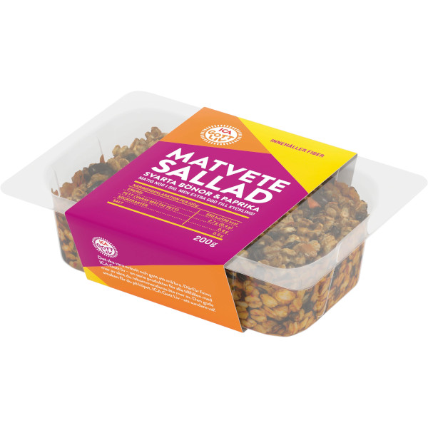 ICA Gott Liv Matvetesallad Svarta Bönor & Paprika