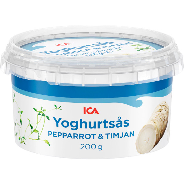 ICA Yoghurtsås Pepparrot & Timjan
