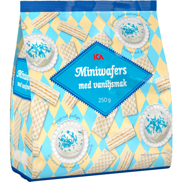 ICA Miniwafers Vaniljsmak