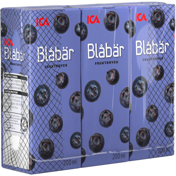 ICA Fruktdryck Blåbär