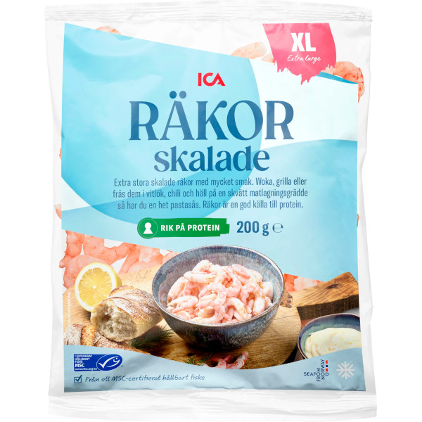 ICA Räkor Skalade XL