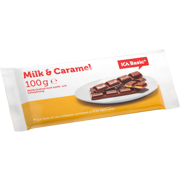 ICA Basic Chokladkaka Milk & Caramel