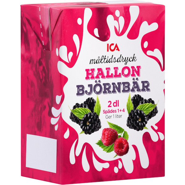 ICA Måltidsdryck Hallon/Björnbär
