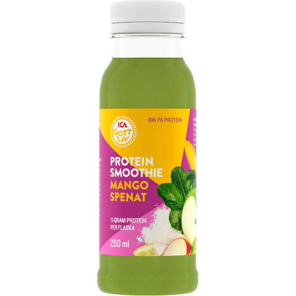 ICA Gott Liv Proteinsmoothie Mango/Spenat