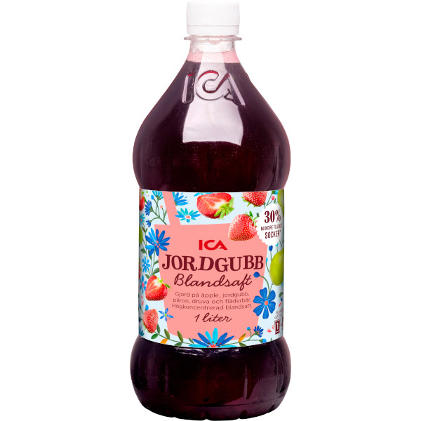 ICA Blandsaft Jordgubb Högkonc