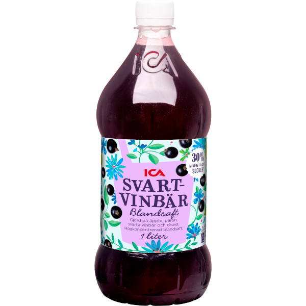 ICA Blandsaft Svartvinbär Högkonc