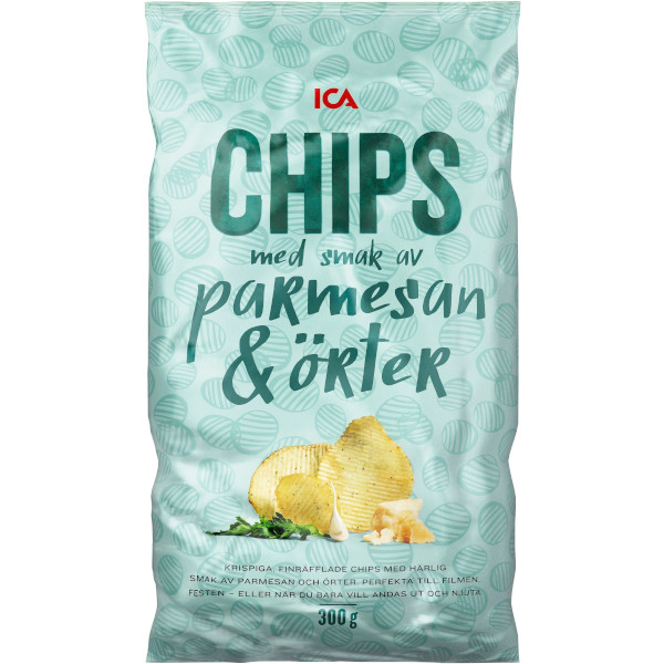 ICA Chips Parmesan & Örter