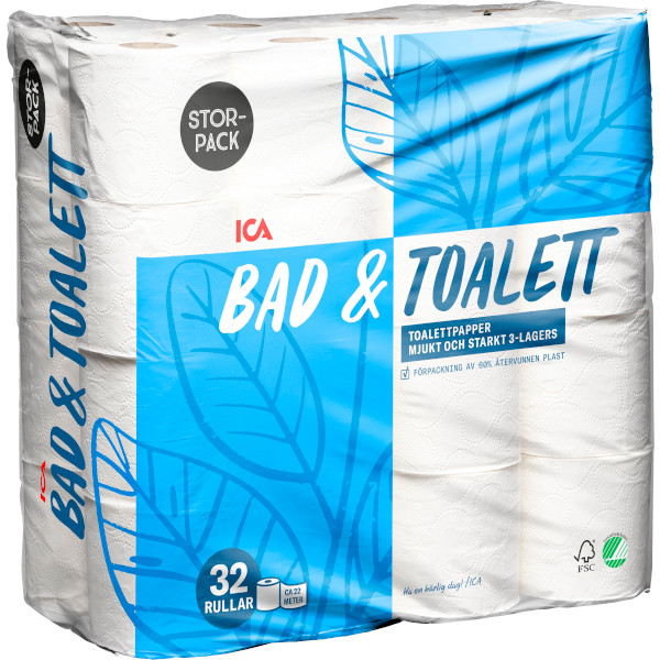 ICA Toalettpapper Bad & Toalett