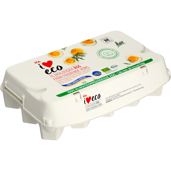 ICA I Love Eco Ägg Frigående Ekologiska M