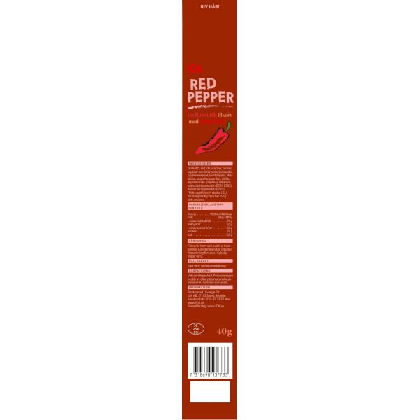 ICA Ölkorv Red Pepper