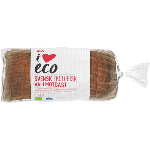ICA I Love Eco Vallmotoast Ekologisk