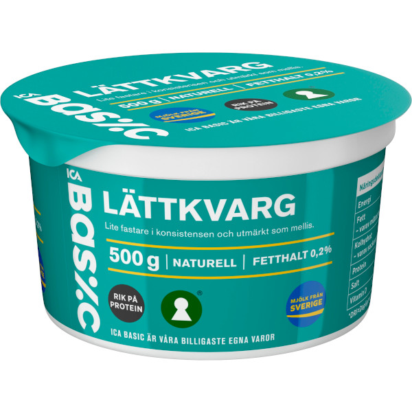 ICA Basic Lättkvarg Naturell