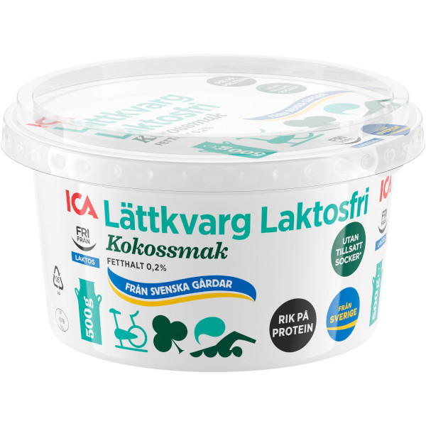 ICA Lättkvarg Kokos Laktosfri