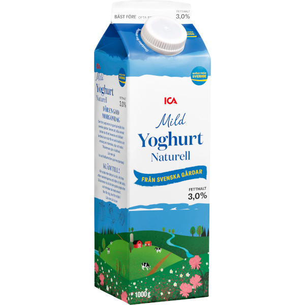 ICA Yoghurt Mild Naturell