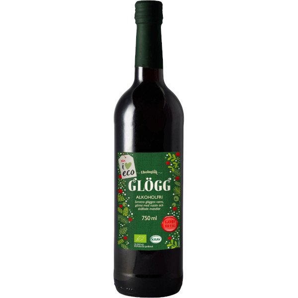 ICA I Love Eco Glögg Alkoholfri Ekologisk