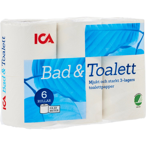 ICA Toalettpapper Bad & Toalett