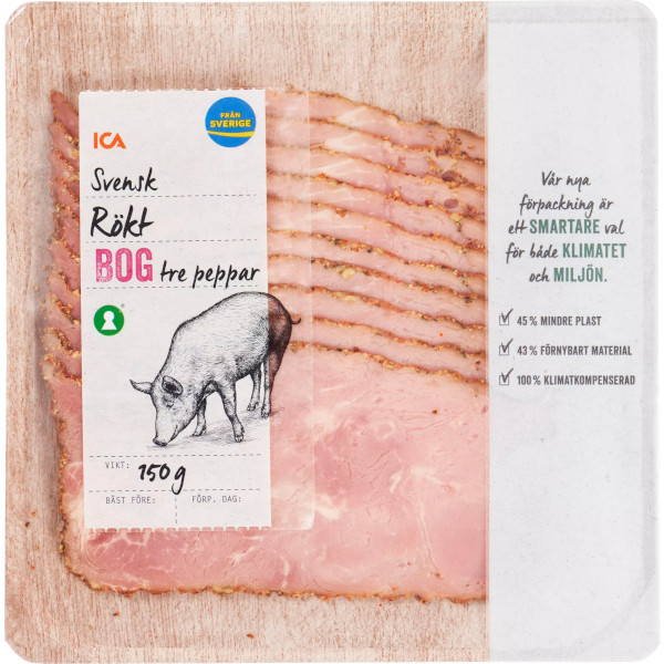 ICA Rökt Bog Tre Peppar