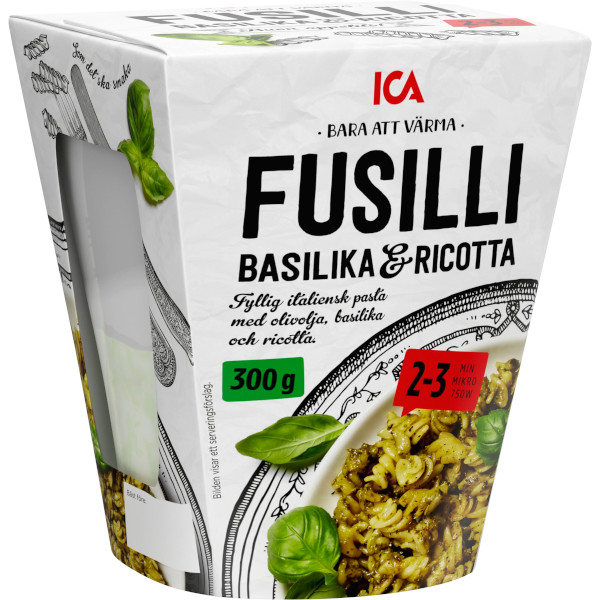 ICA Fusilli Basilika & Ricotta