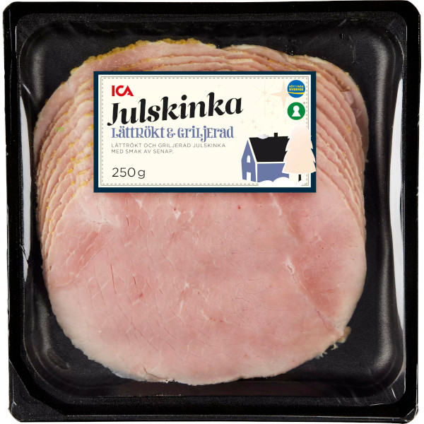 ICA Julskinka Lärrökt & Griljerad