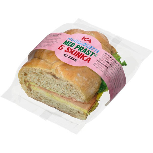 ICA Minibaguette Präst & Skinka