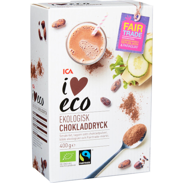 ICA I Love Eco Chokladdryckspulver Ekologiskt