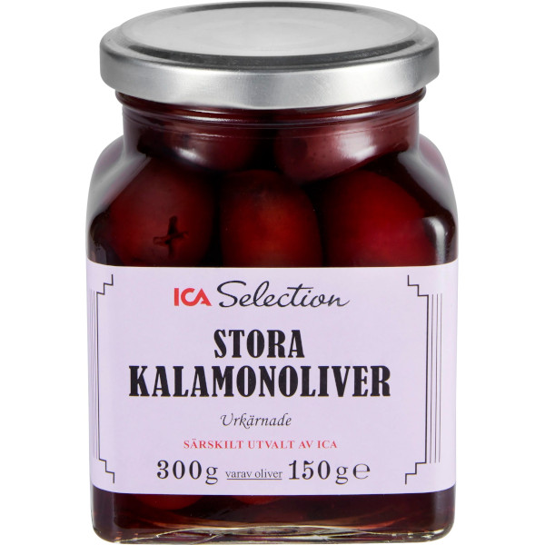 ICA Selection Kalamataoliver Stora Urkärnade
