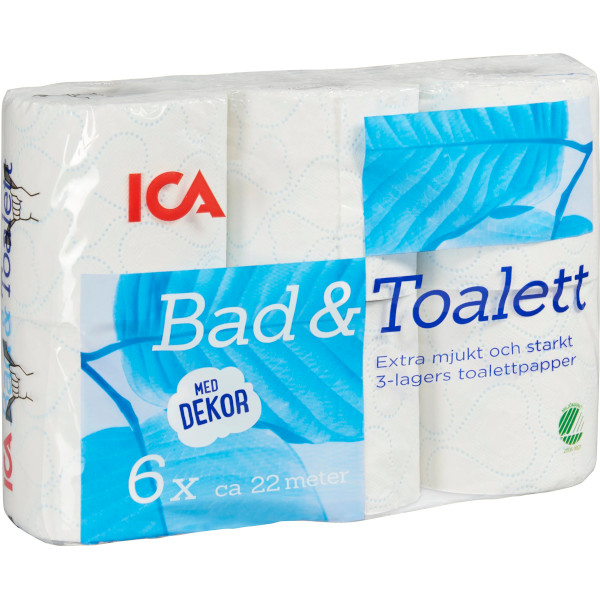 ICA Toalettpapper Bad & Toalett