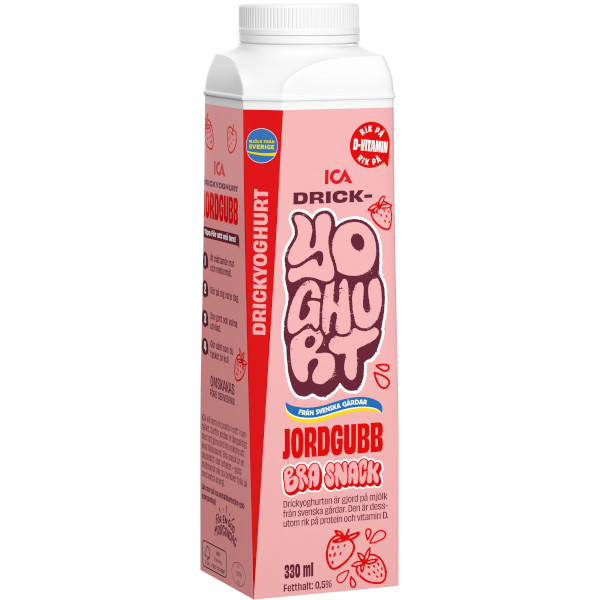 ICA Drickyoghurt Jordgubb