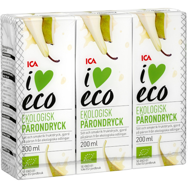 ICA I Love Eco Pärondryck Ekologisk