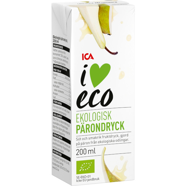 ICA I Love Eco Pärondryck Ekologisk