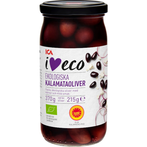 ICA I Love Eco Kalamataoliver Ekologiska