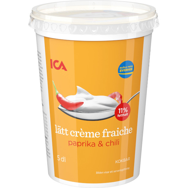 ICA Crème Fraiche Lätt Paprika & Chili