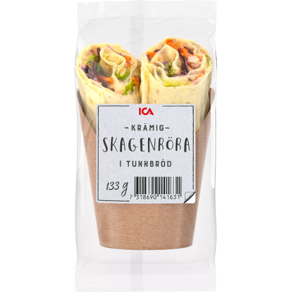 ICA Tunnbrödswrap Skagenröra