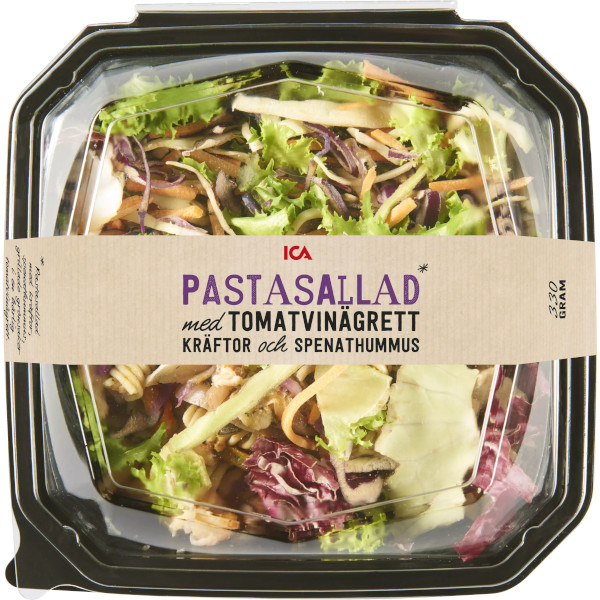 ICA Pastasallad Kräftor & Spenathummus