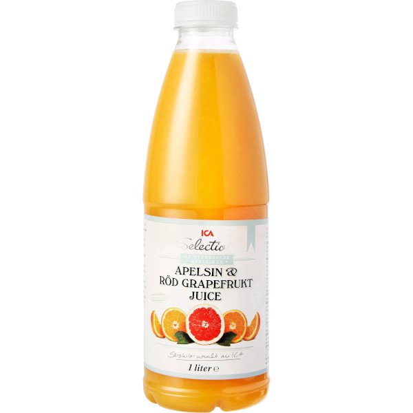 ICA Selection Juice Apelsin & Röd Grapefrukt