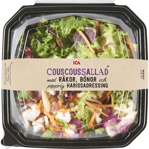 ICA Couscoussallad Räkor & Bönor