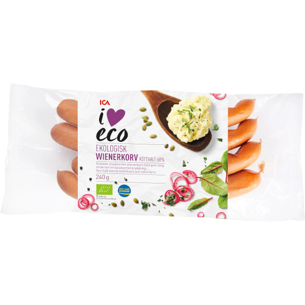 ICA I Love Eco Wienerkorv Ekologisk