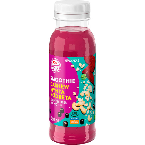 ICA Gott Liv Smoothie Cashew/Mynta/Rödbeta