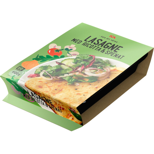 ICA Lasagne Ricotta & Spenat