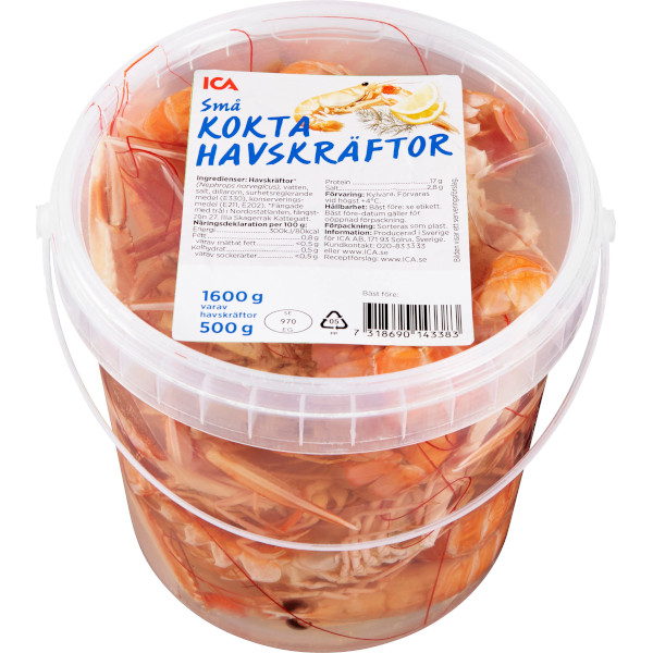 ICA Havskräftor Små Kokta