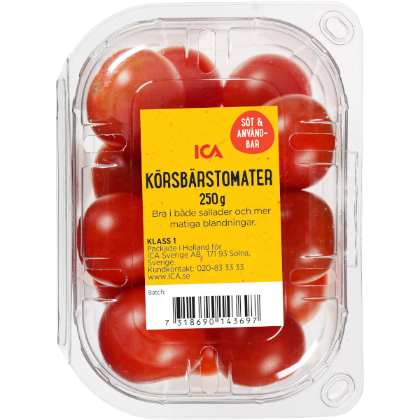 ICA Körsbärstomater