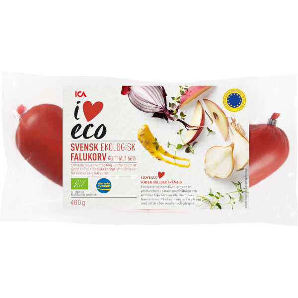 ICA I Love Eco Falukorv Ekologisk