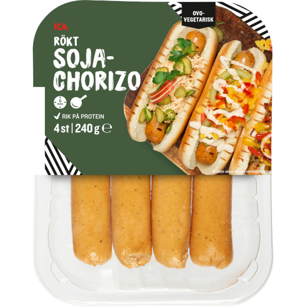 ICA Sojachorizo Rökta
