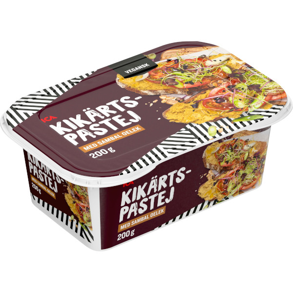 ICA Kikärtspastej Sambal Oelek