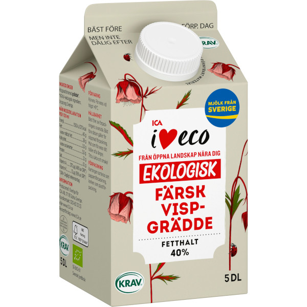 ICA I Love Eco Vispgrädde Ekologisk