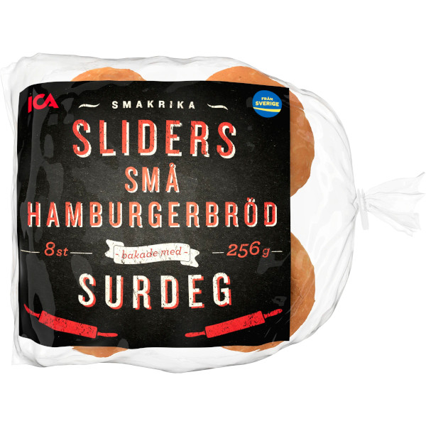 ICA Hamburgerbröd Sliders Surdeg