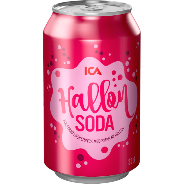 ICA Läsk Hallonsoda