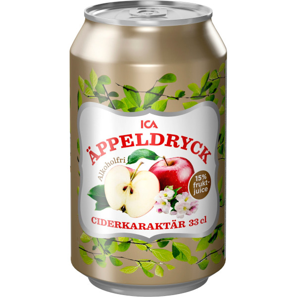 ICA Äppeldryck Ciderkaraktär